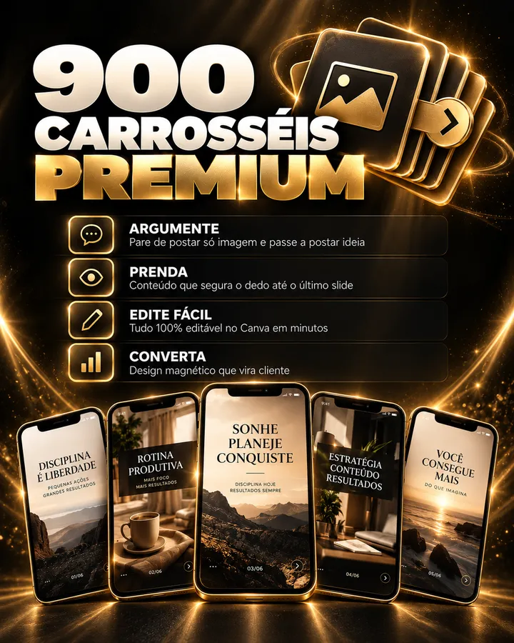 Capa: 900 Carrosséis Premium