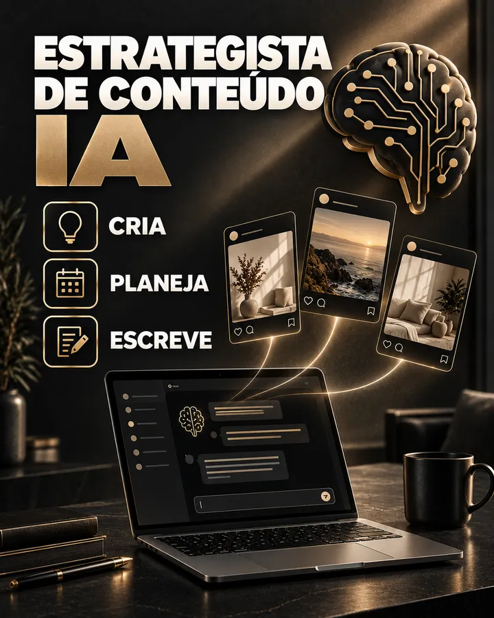 Capa: Estrategista de Conteúdo IA