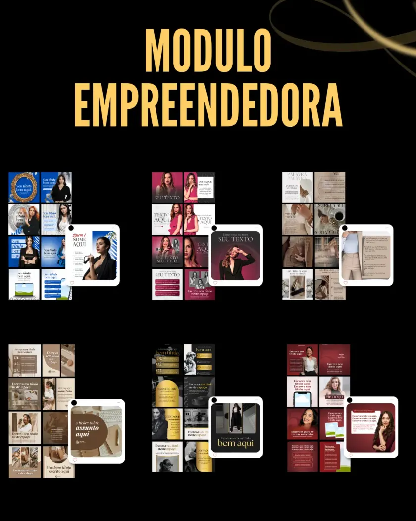 Capa do módulo Empreendedora