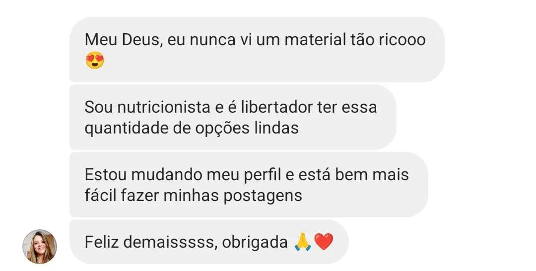 Meu feed está ficando lindooo, e sabe qual é o melhor? A vontade de fazer novos conteúdos voltou.