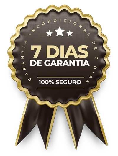 Selo de garantia incondicional de 7 dias