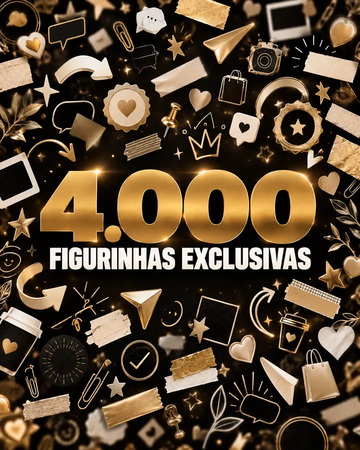 Capa: 4.000 Figurinhas Exclusivas